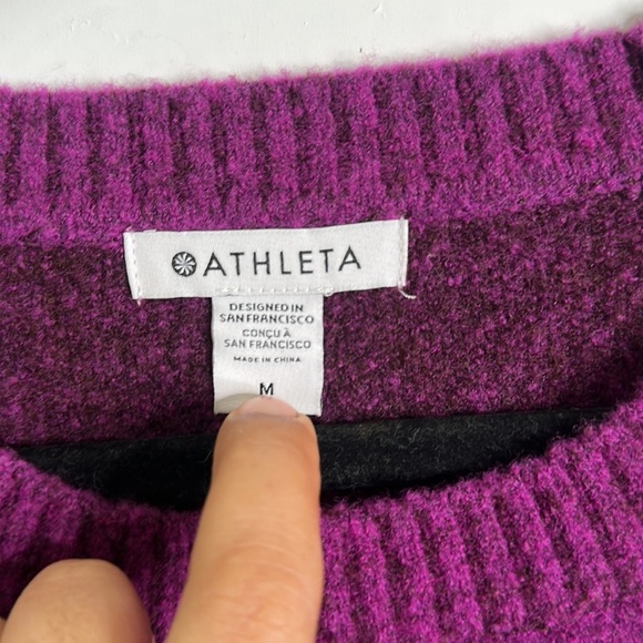 Athleta wool blend ombré sweater size medium - Picture 6 of 10